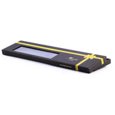 Men's jacquard Silver & Gold Checkers Premium Neck Tie With Gift Box - Amedeo Exclusive